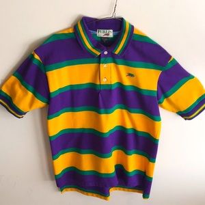 Mardi Gras polo by Perlis
